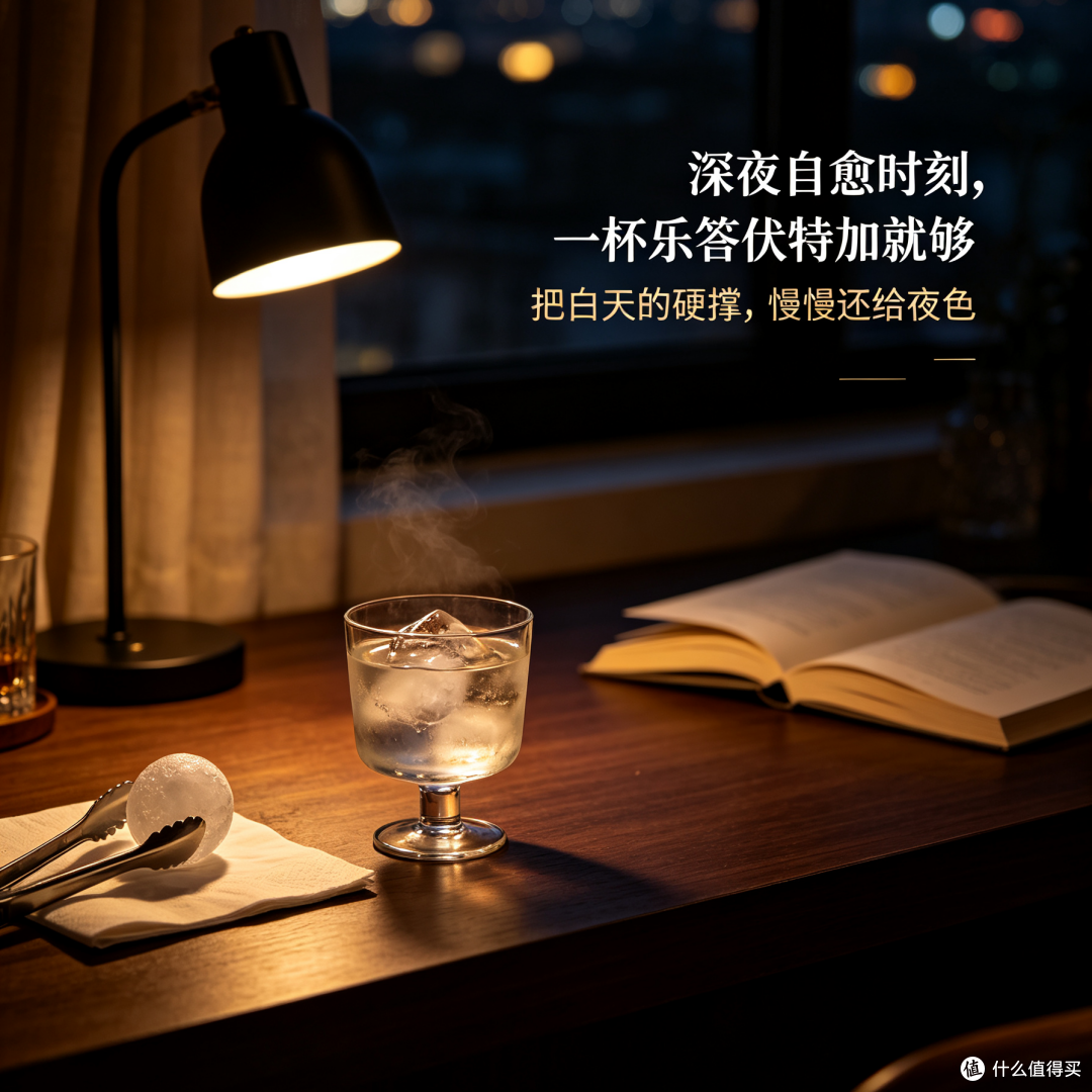 深夜自愈时刻,一杯乐答伏特加就够