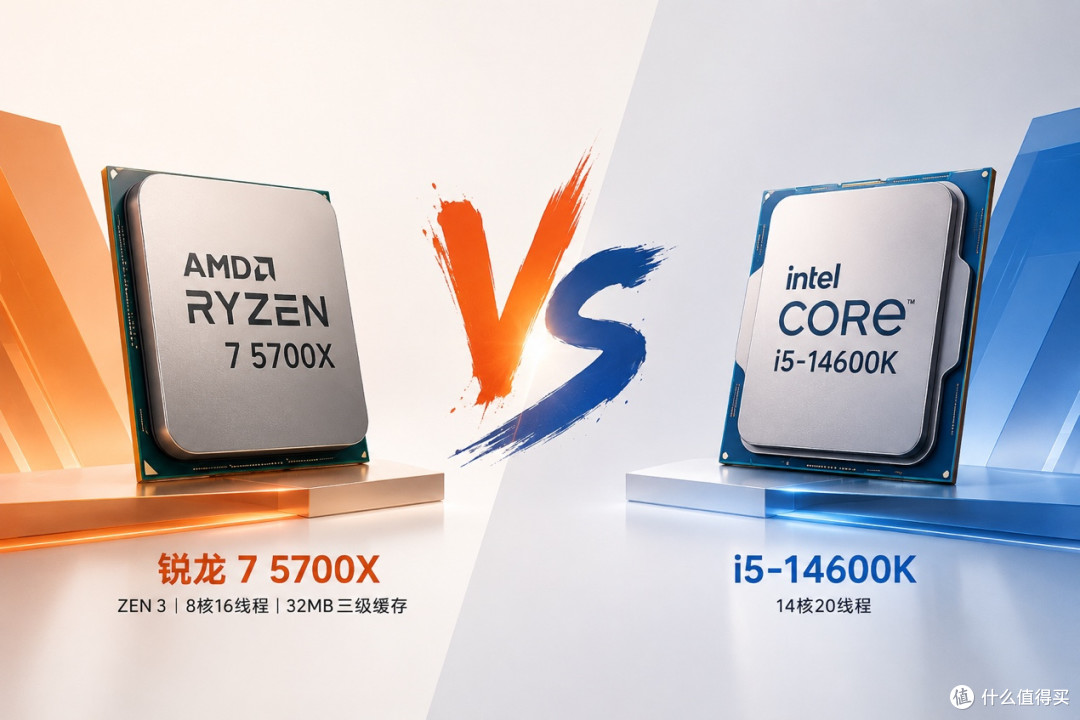 价格便宜36%,游戏性能相当:锐龙7 5700X vs 酷睿i5-14600K