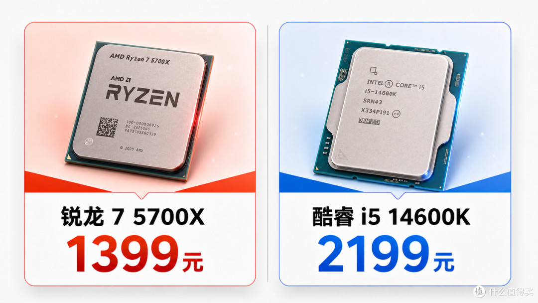 价格便宜36%,游戏性能相当:锐龙7 5700X vs 酷睿i5-14600K
