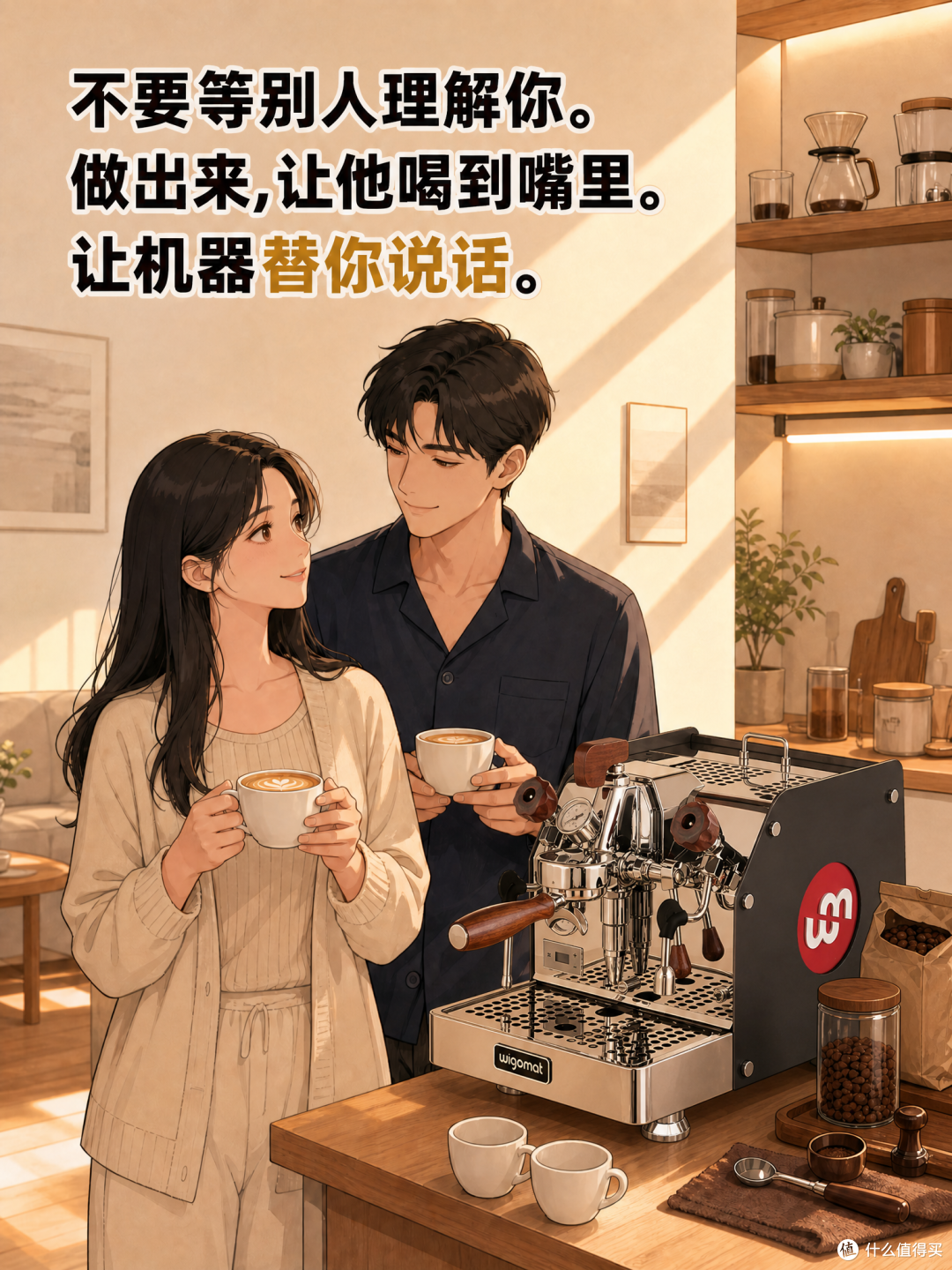 他说你开心就好,却偷偷搜咖啡豆