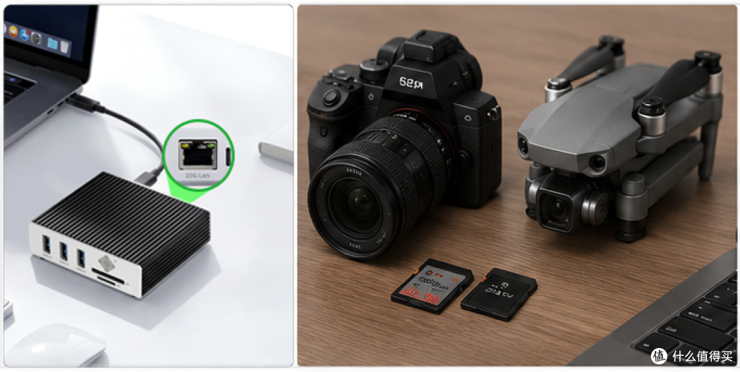 Mac mini没A口、千兆太慢？1张USB4扩展坞补齐3个A口+万兆网口