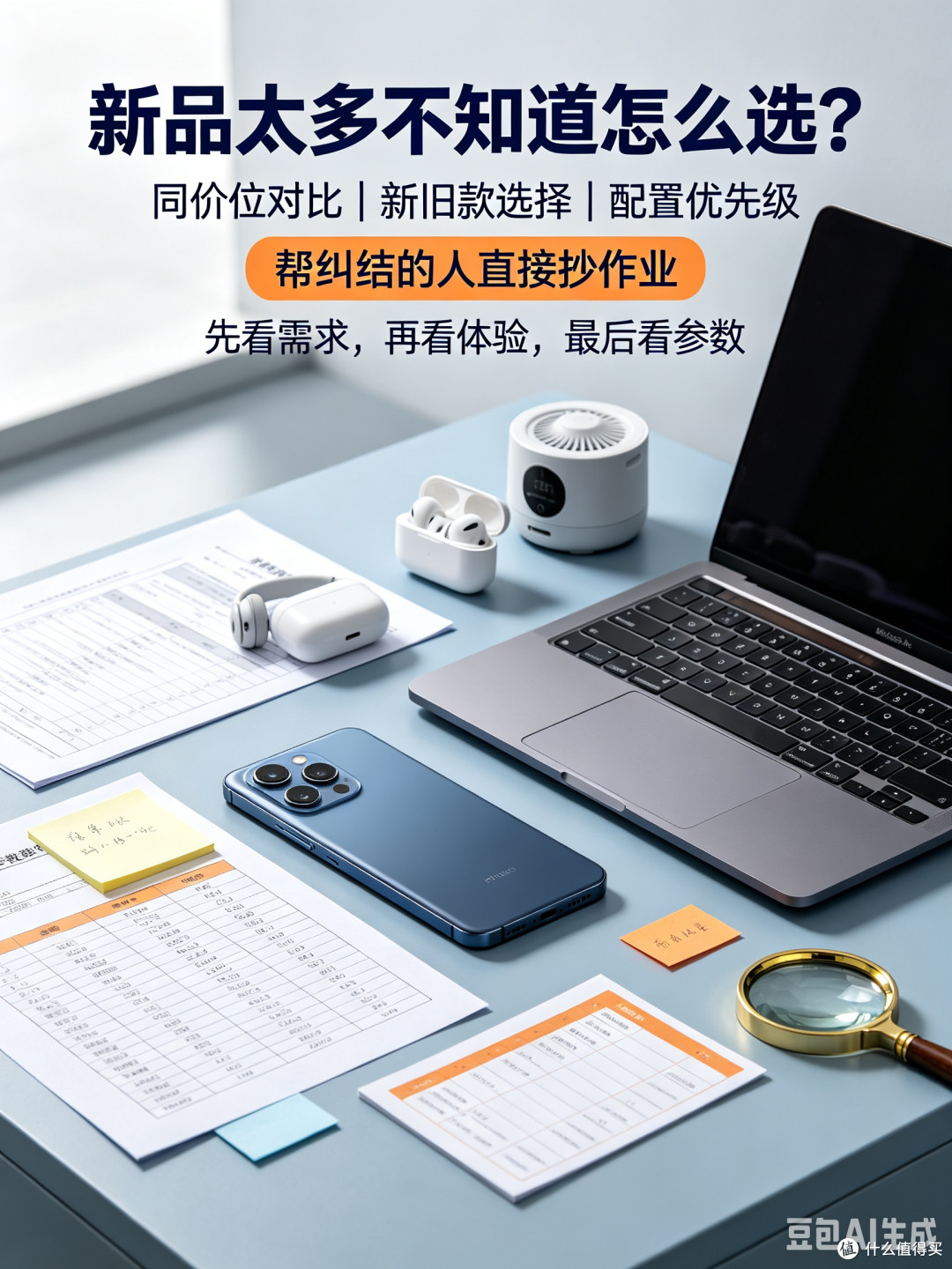 我的选购决策思路:同价位对比、新旧款取舍,教你直接抄作业