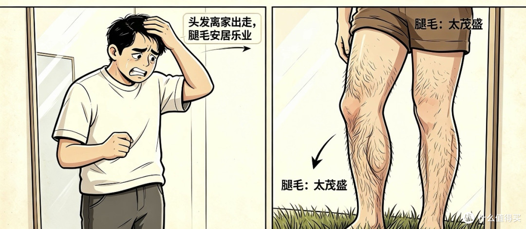 【头发篇】腿毛能扎小辫，头发却快掉光了。凭什么？