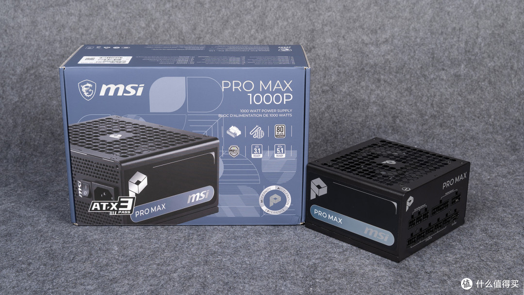 微星PRO MAX 1000P电源:双白金+日系电容+十年保,600块用料真狠