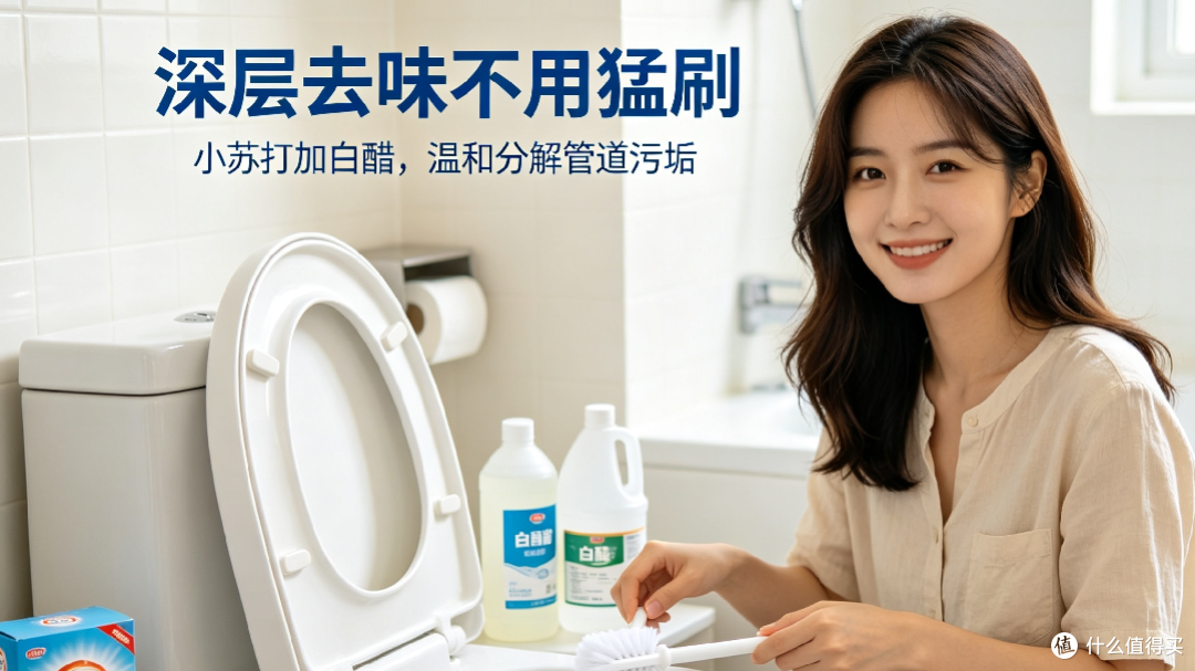 马桶彻底清洁技巧!告别黄垢尿碱,干净无异味