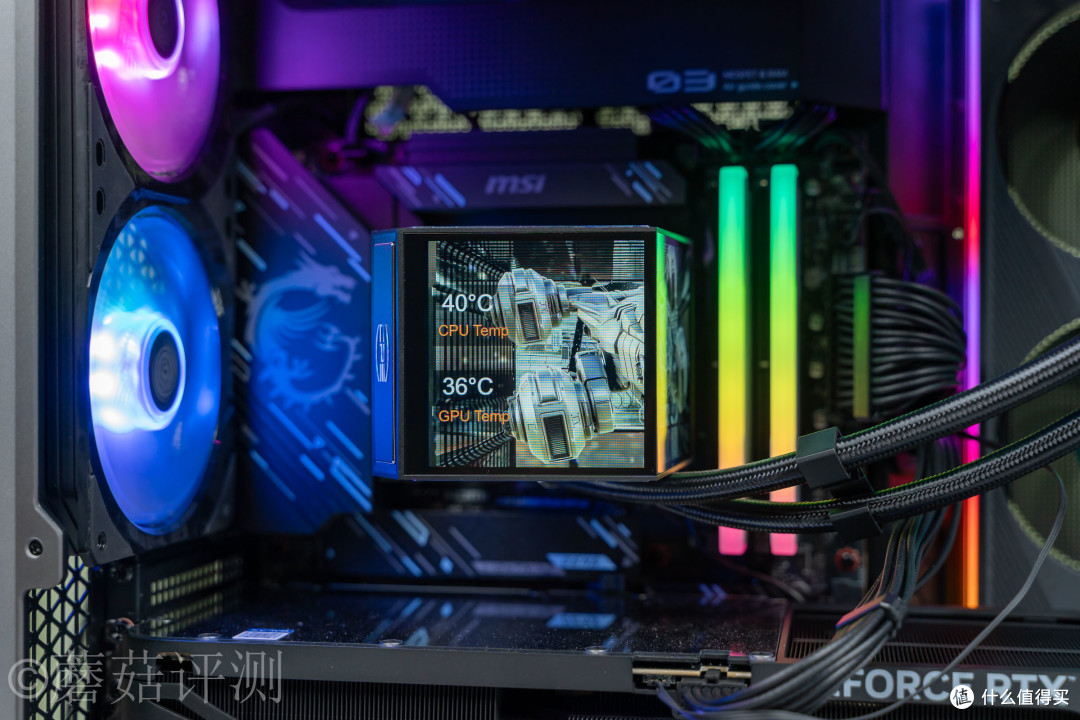 双屏新玩法,高颜值又能打!超频三双境 DX360Pro ARGB水冷 评测