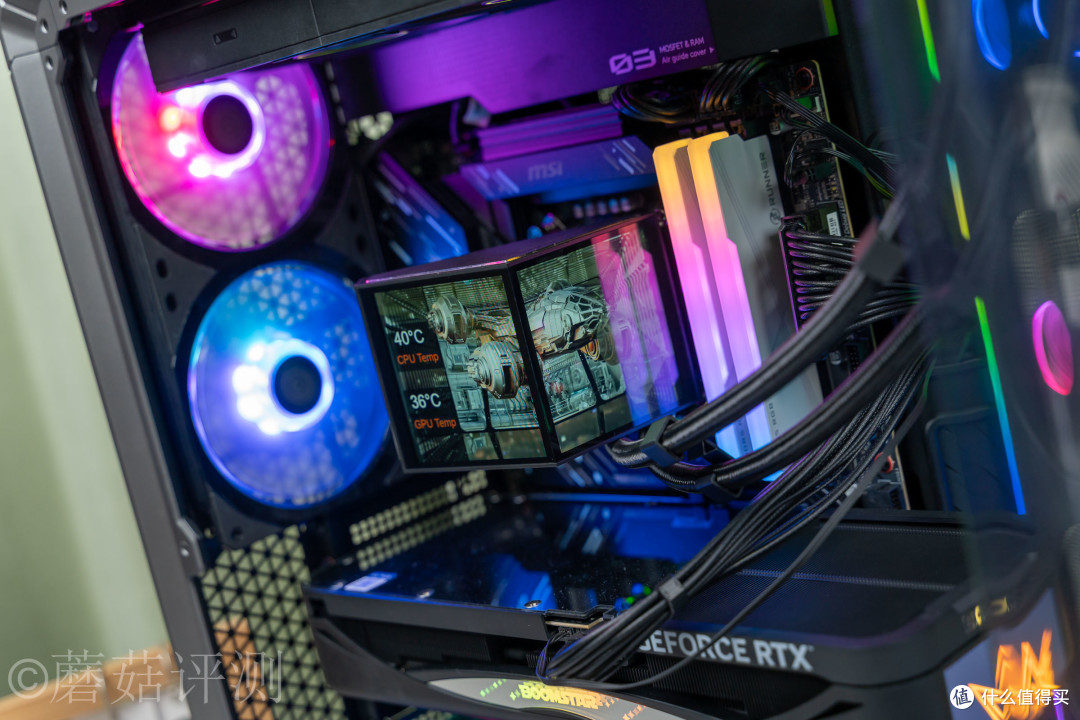 双屏新玩法,高颜值又能打!超频三双境 DX360Pro ARGB水冷 评测