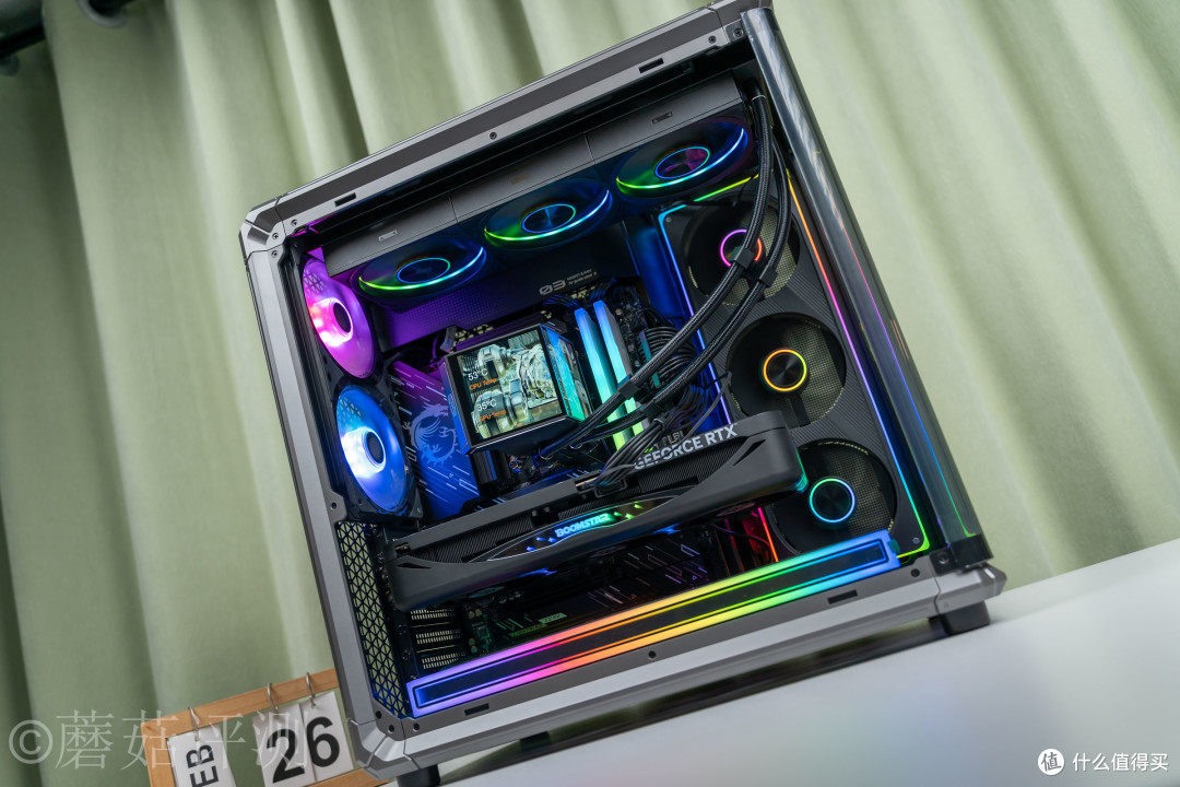 双屏新玩法,高颜值又能打!超频三双境 DX360Pro ARGB水冷 评测