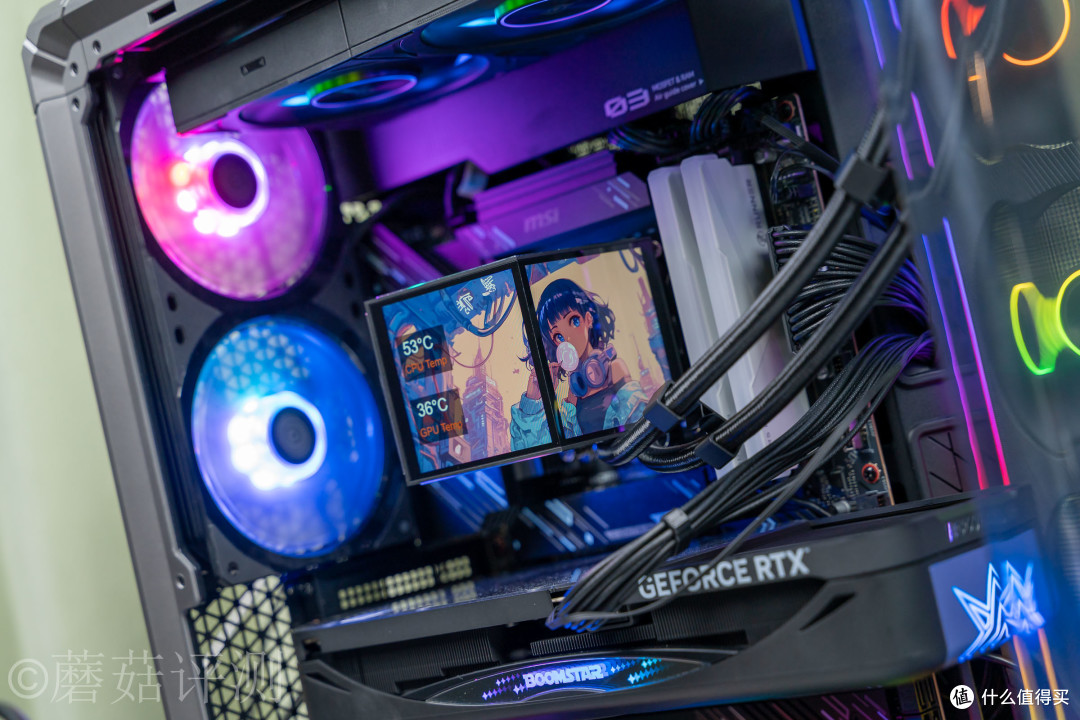 双屏新玩法,高颜值又能打!超频三双境 DX360Pro ARGB水冷 评测