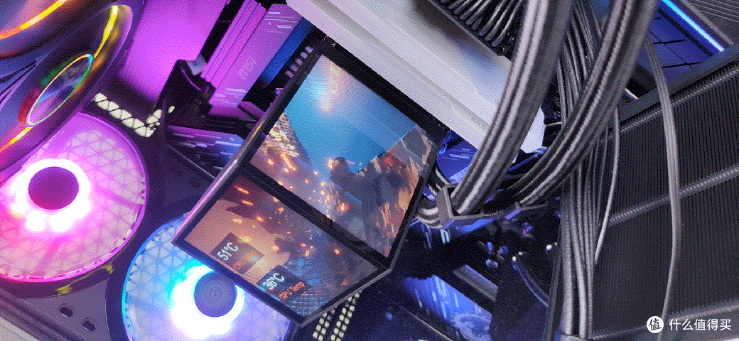 双屏新玩法,高颜值又能打!超频三双境 DX360Pro ARGB水冷 评测