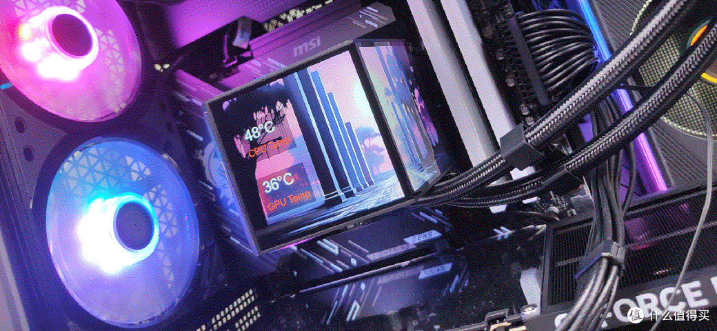 双屏新玩法,高颜值又能打!超频三双境 DX360Pro ARGB水冷 评测