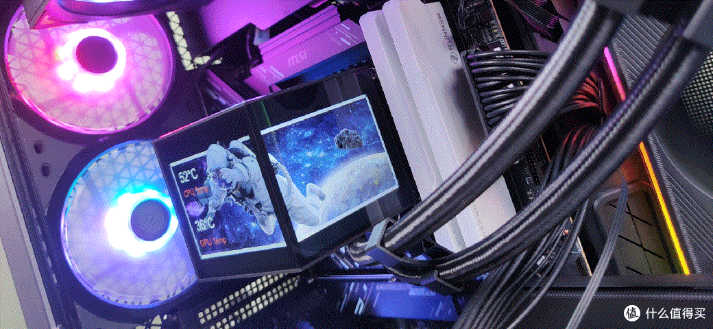 双屏新玩法,高颜值又能打!超频三双境 DX360Pro ARGB水冷 评测