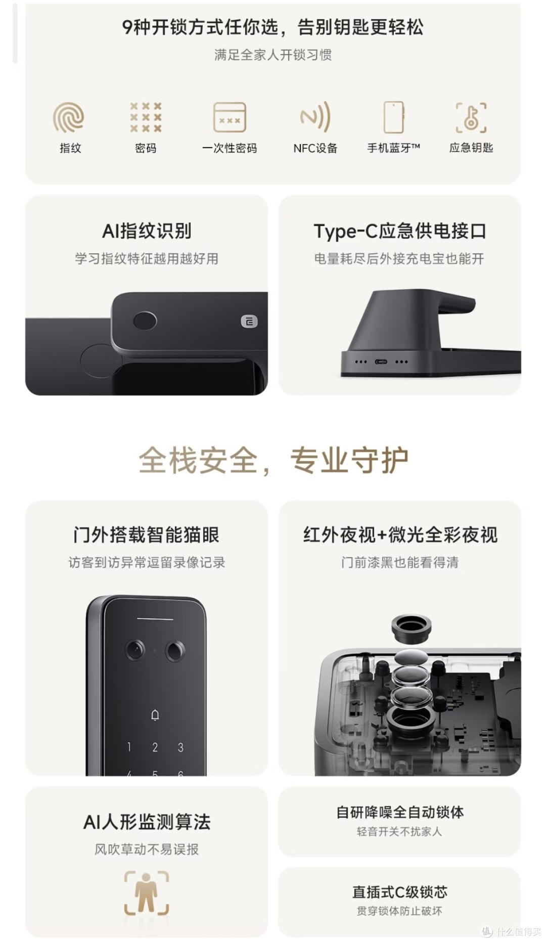 独自租房,这款带猫眼的智能门锁你一定要知道