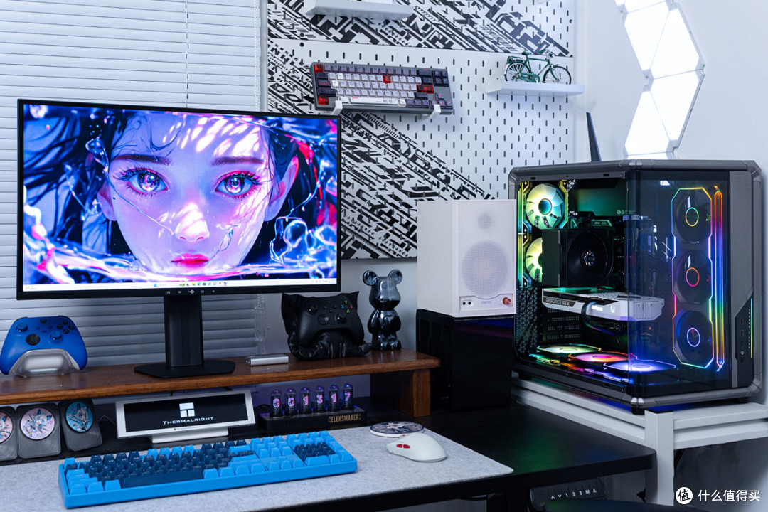 乔思伯X400CG+冰立方AK700 VC+安耐美金竞蝠GM850W装机展示