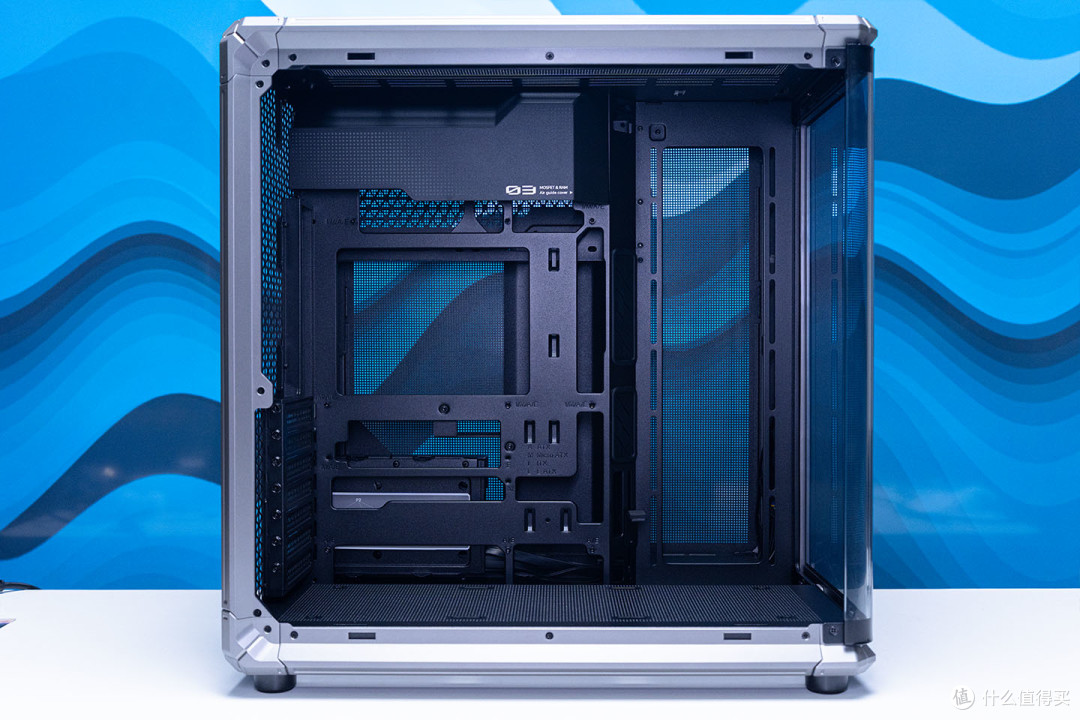 乔思伯X400CG+冰立方AK700 VC+安耐美金竞蝠GM850W装机展示