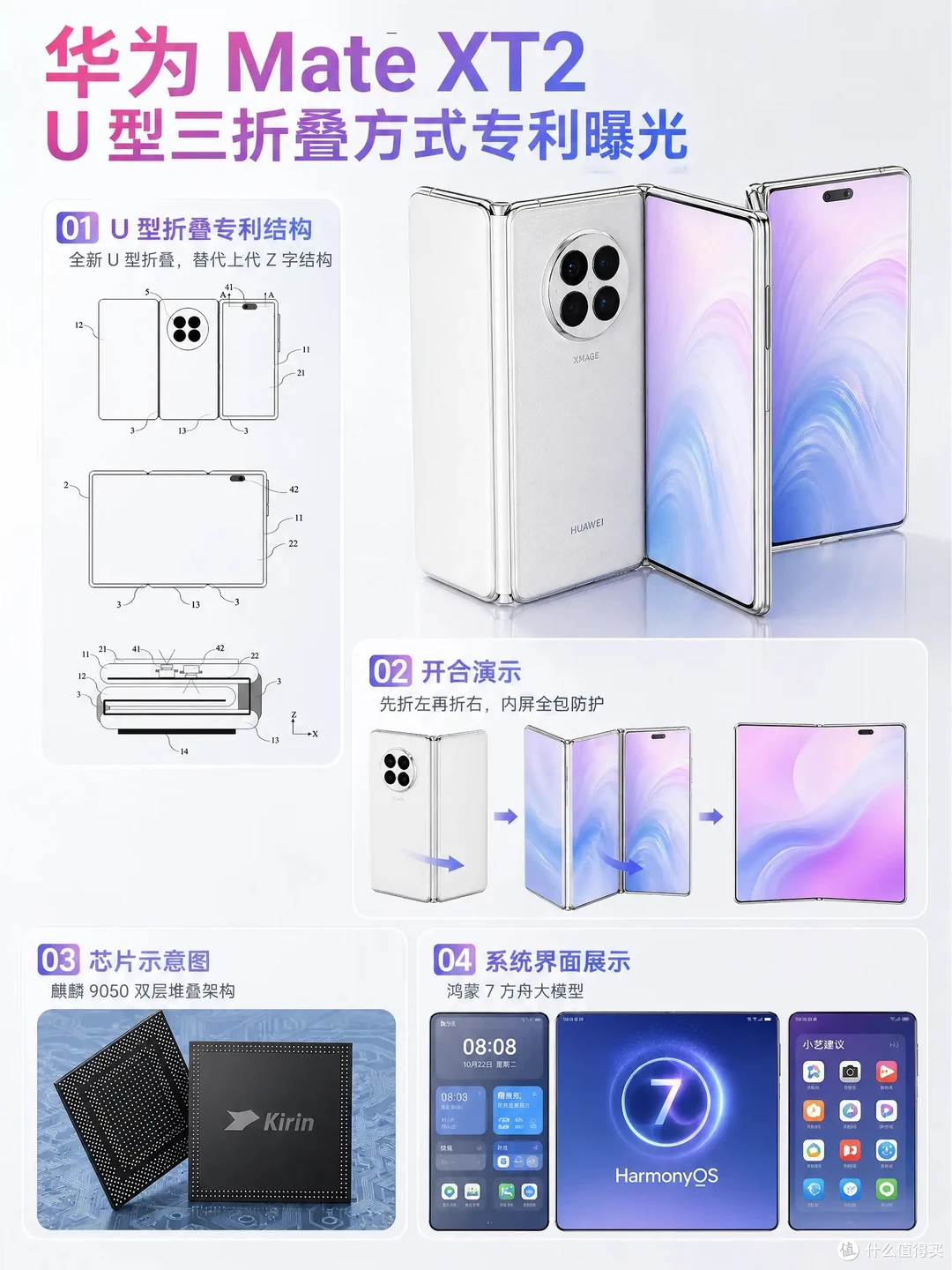 华为Mate XT 2定档9月7日，全新内折形态，两万档硬刚苹果折叠屏