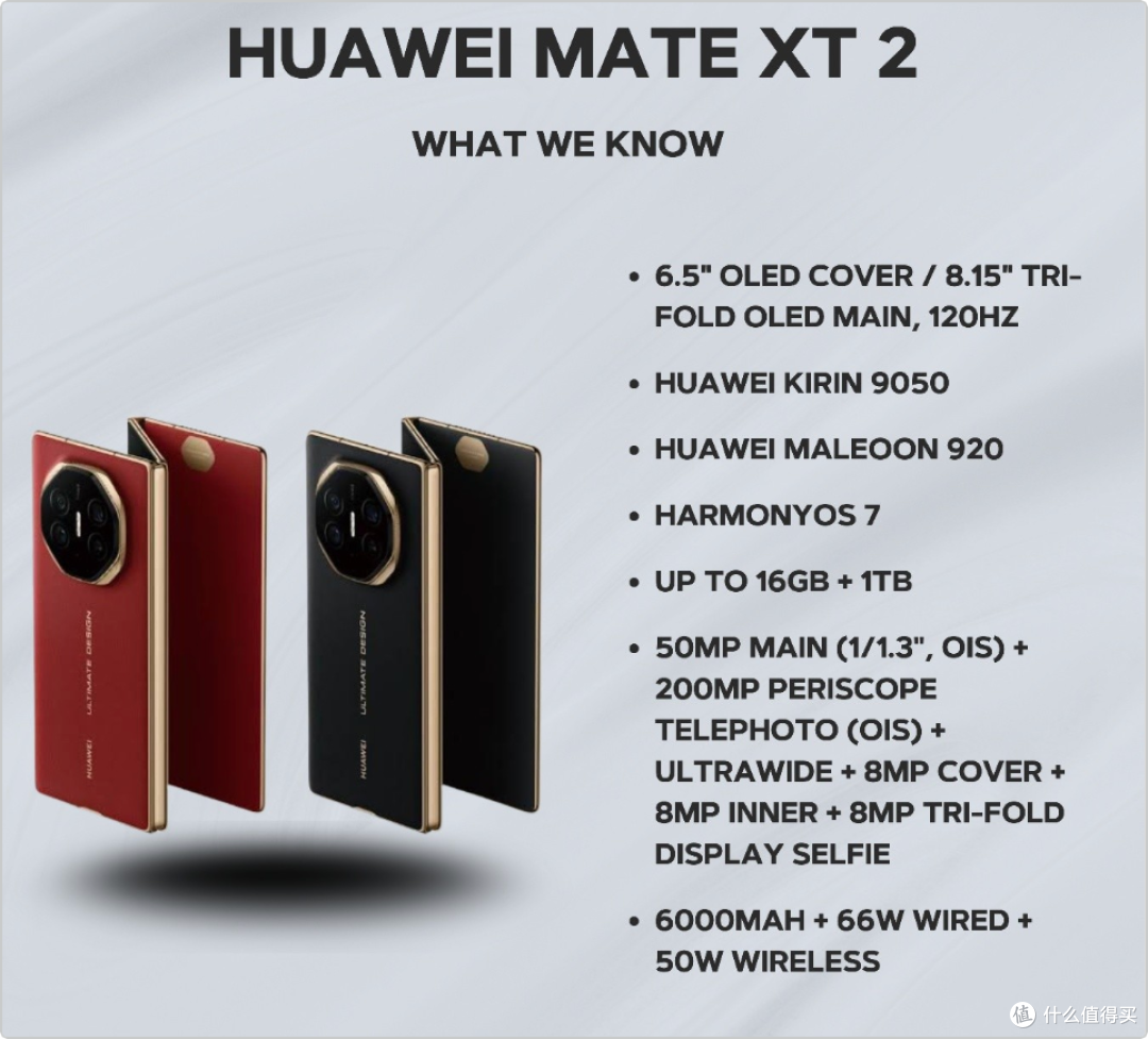 华为Mate XT 2定档9月7日，全新内折形态，两万档硬刚苹果折叠屏