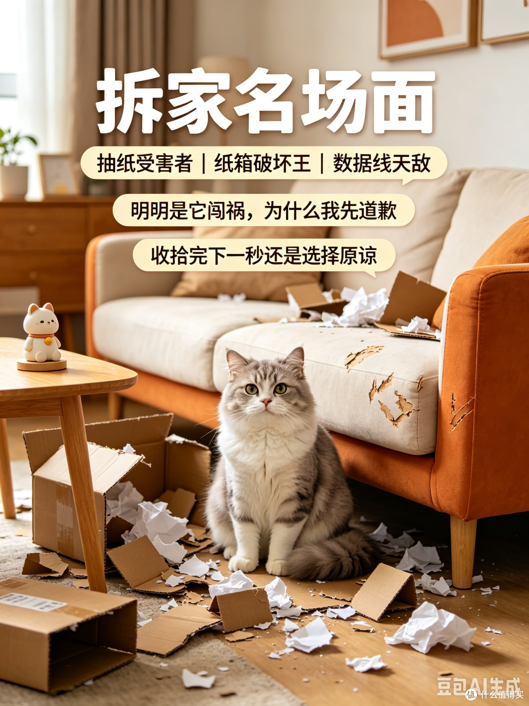 治愈又气人!养猫就是一边被萌化,一边被拆家搞崩溃