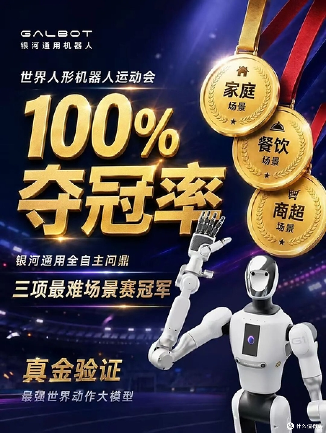 夺冠率100%!银河通用包揽家庭餐饮商超三大最难赛项金牌
