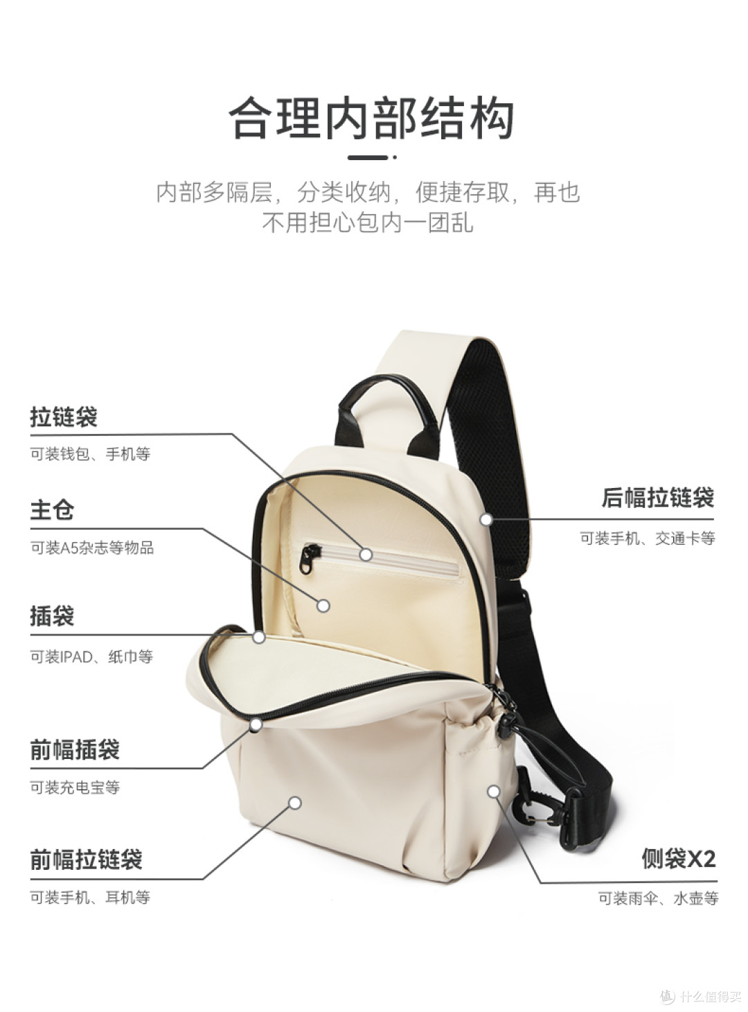 通勤党看过来!深色耐脏斜挎包,实用百搭不挑穿搭