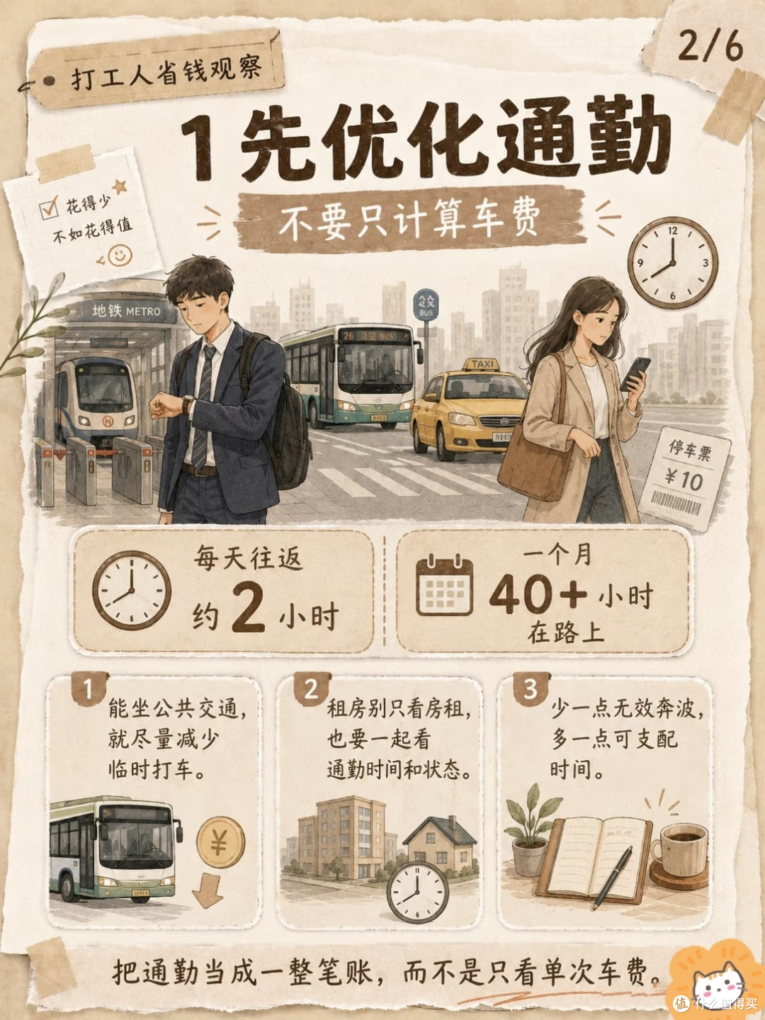 人到中年守住钱袋子!看懂上班隐形开销,存钱不靠硬抠