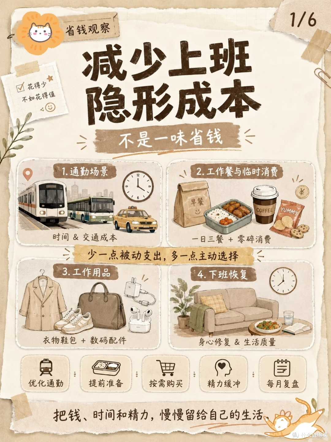 人到中年守住钱袋子!看懂上班隐形开销,存钱不靠硬抠