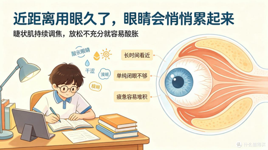 孩子眼睛经常酸胀疲惫,护眼仪真的能舒缓吗?