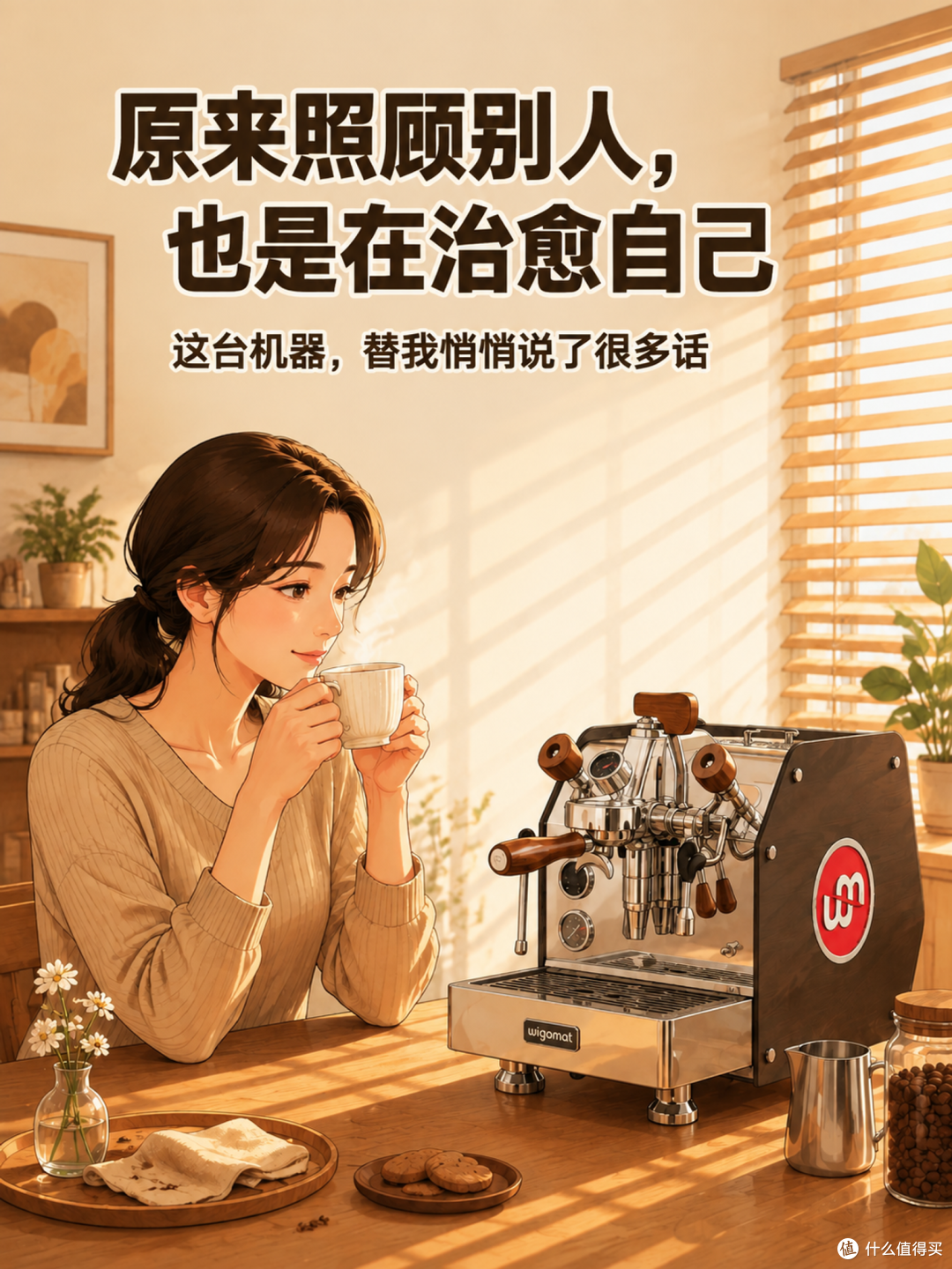自己都没舍得,却给爸妈配了台咖啡机