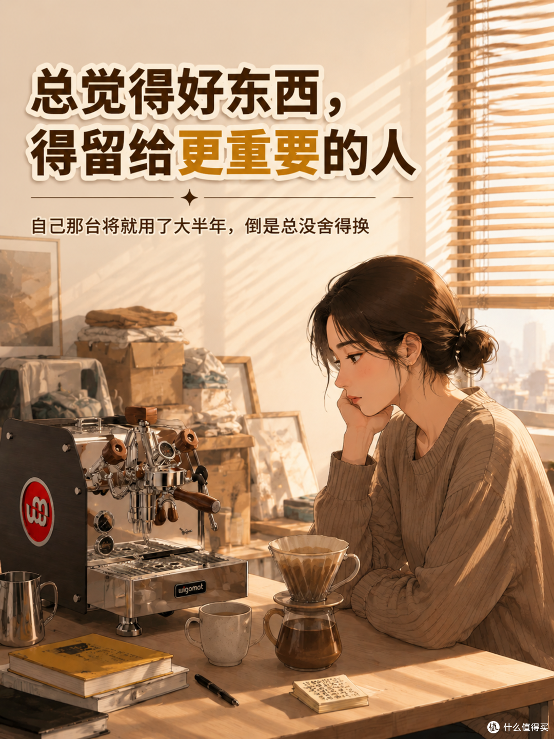 自己都没舍得,却给爸妈配了台咖啡机