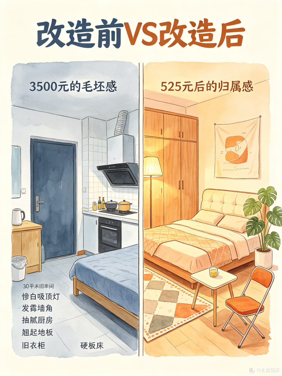 深圳3500老破小,525元逆袭爆改!