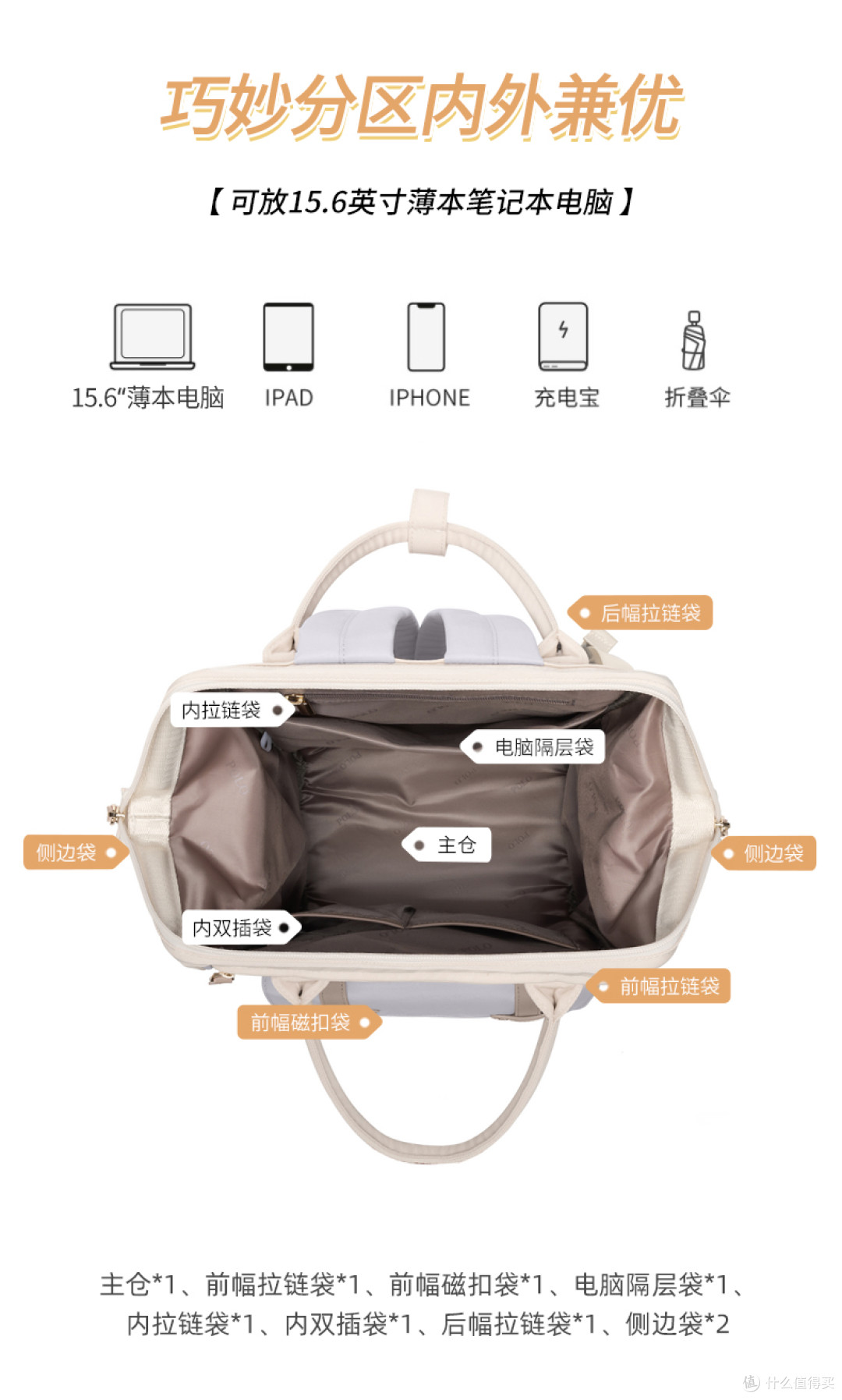 大容量分层收纳学生书包怎么选?看内部结构很关键