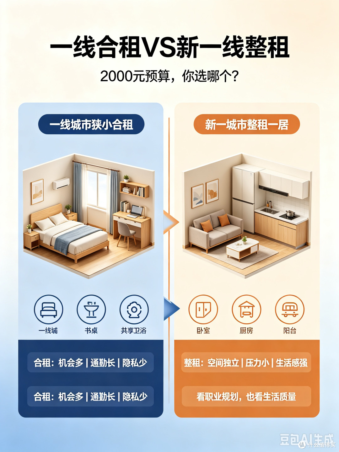 一线合租和新一线整租2026新一线租房性价比排行，年轻人该怎么选