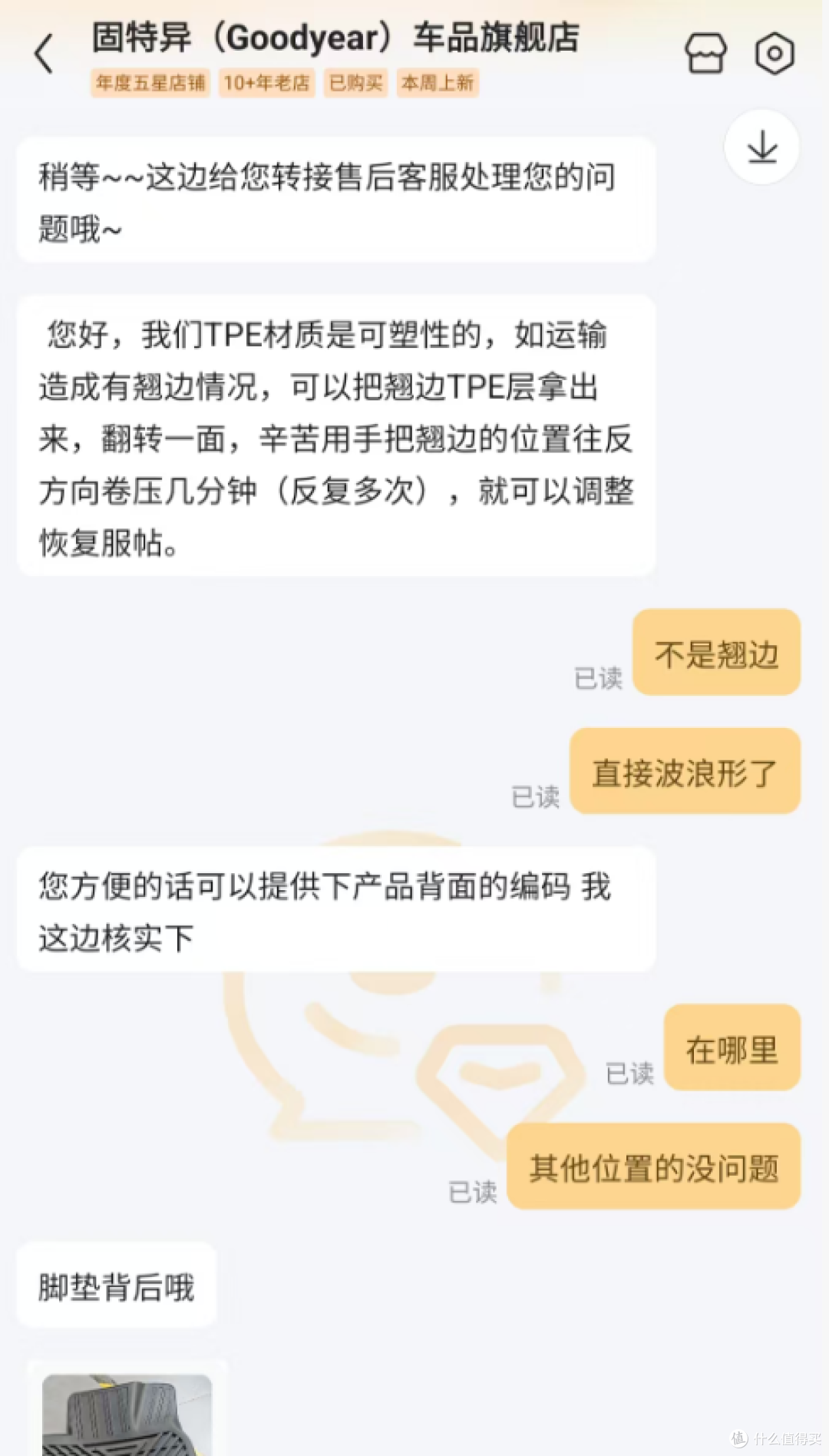 别拦着我要吐槽:就真的没有完美的脚垫了吗?哪怕是固特异