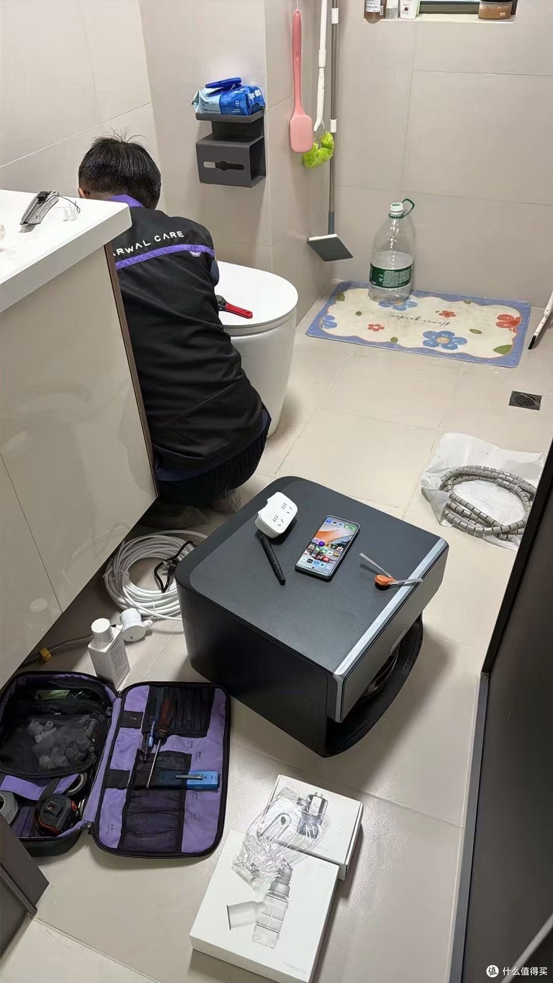 云鲸活水履带拖布003清洁体验