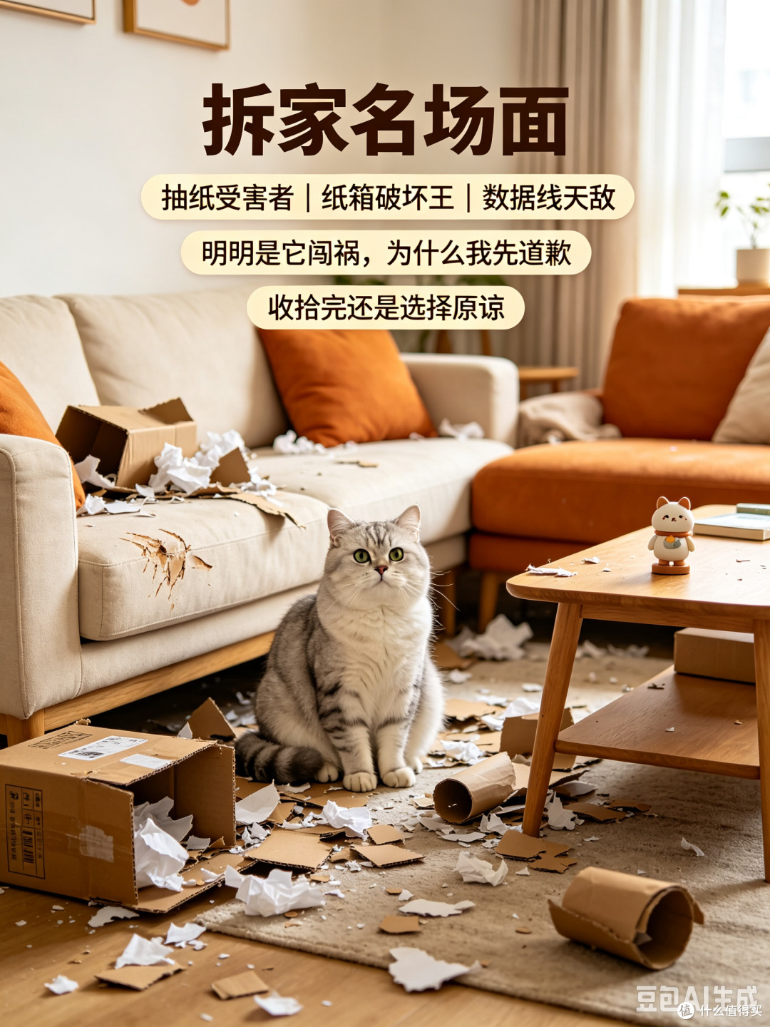 一半治愈一半崩溃，这就是养猫人的真实日常✨