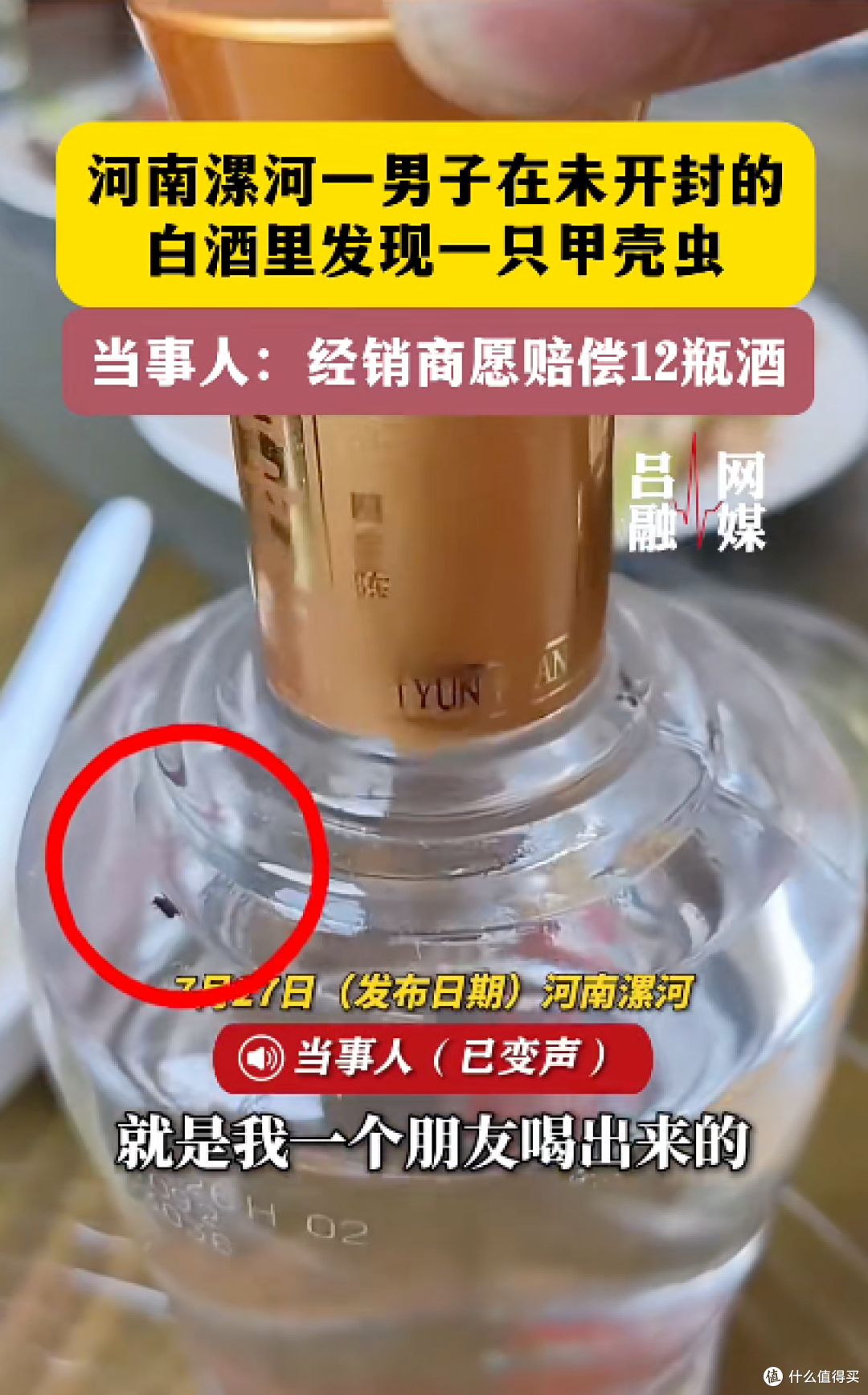 白酒圈最近有点魔幻:红包会穿越、假酒藏虫、"美女"卖酒的竟是抠脚大汉