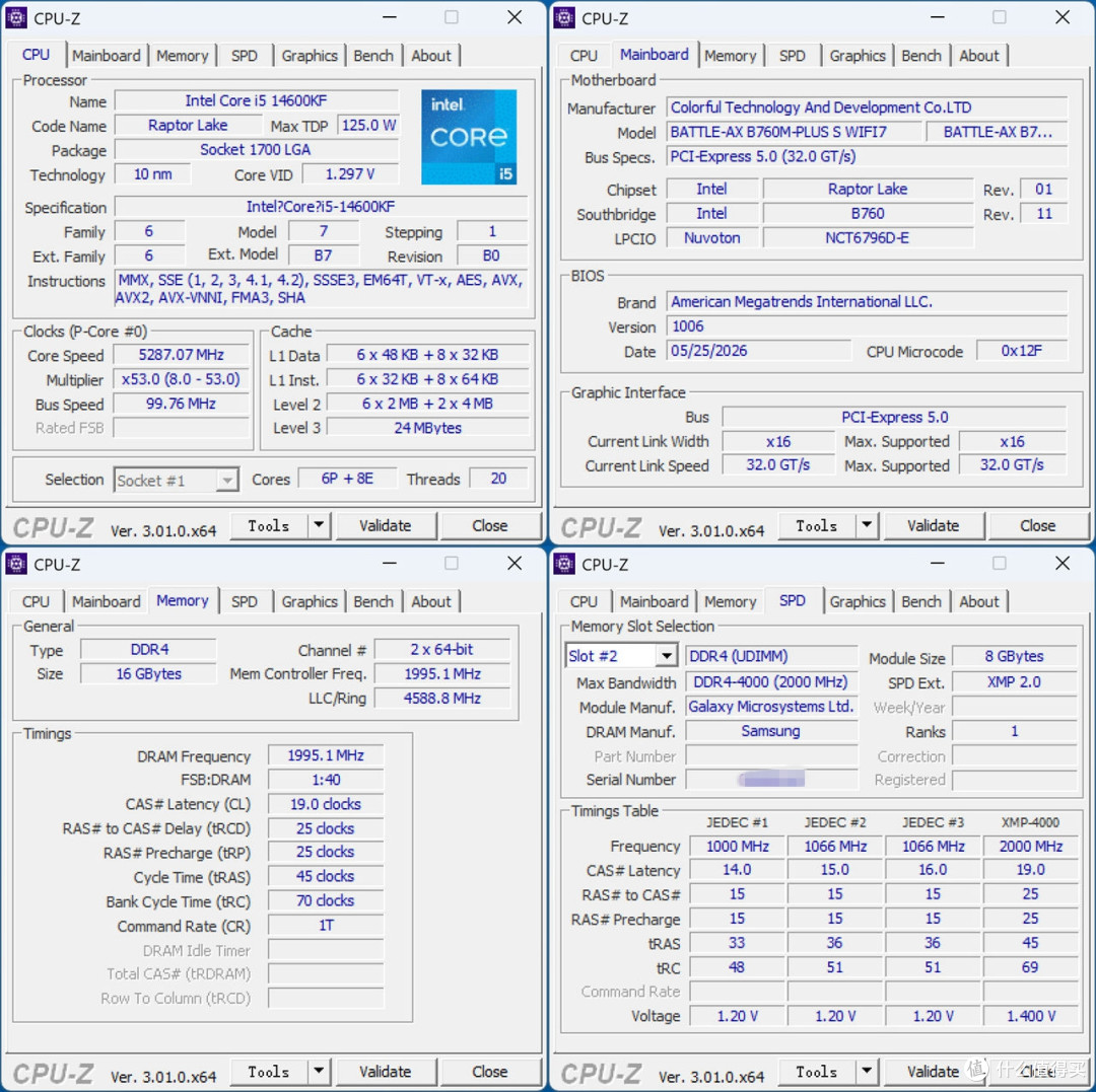 省钱又能打的D4装机方案,i5 14600KF+七彩虹B760M超级黑刃解君愁