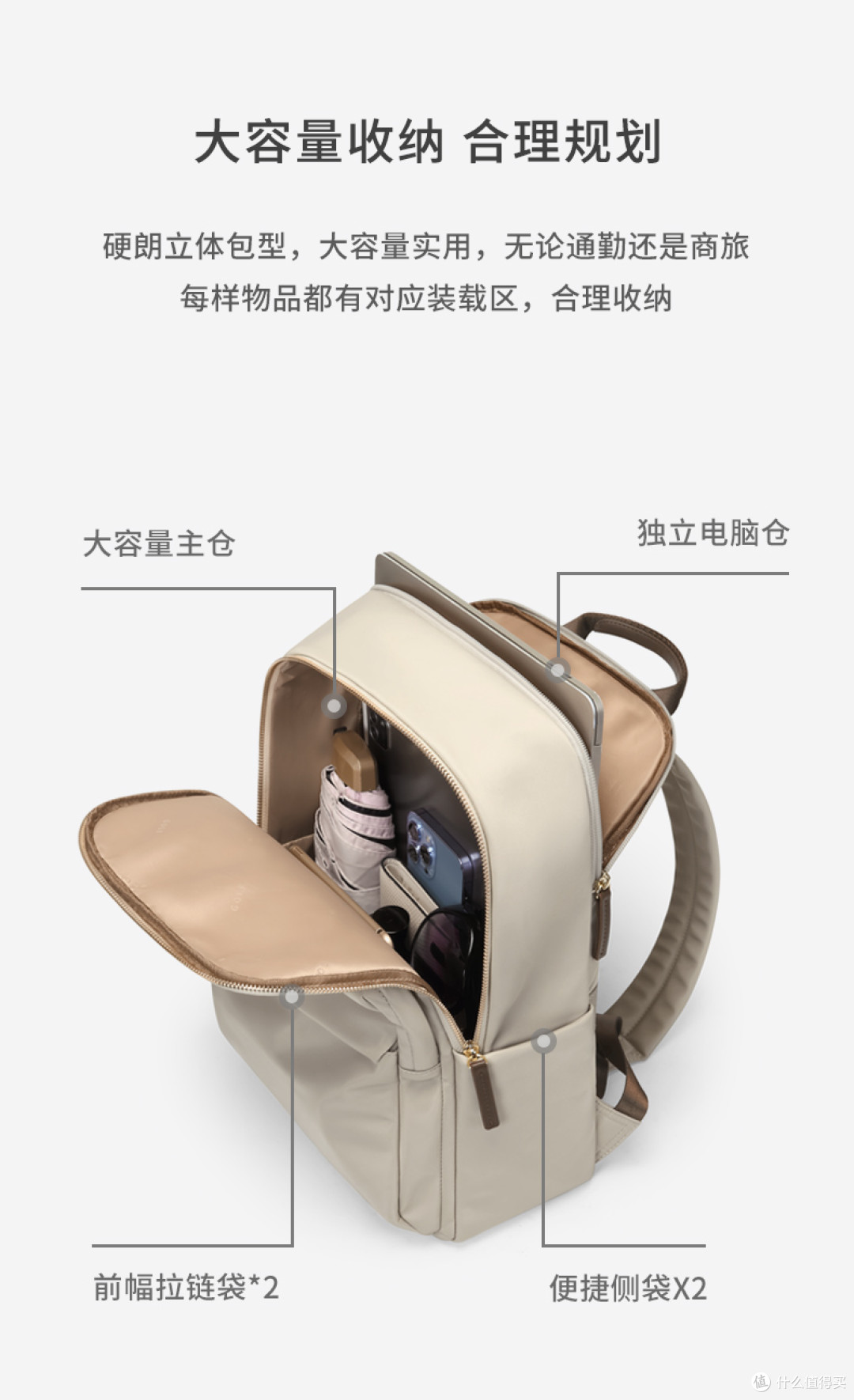 女士电脑双肩包怎么挑?通勤出差实用选购思路