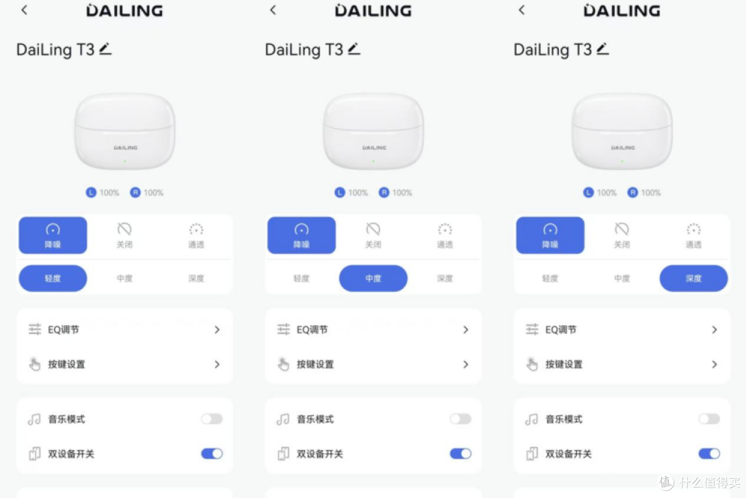 46dB降噪+42h长续航,戴灵T3百元机值不值?