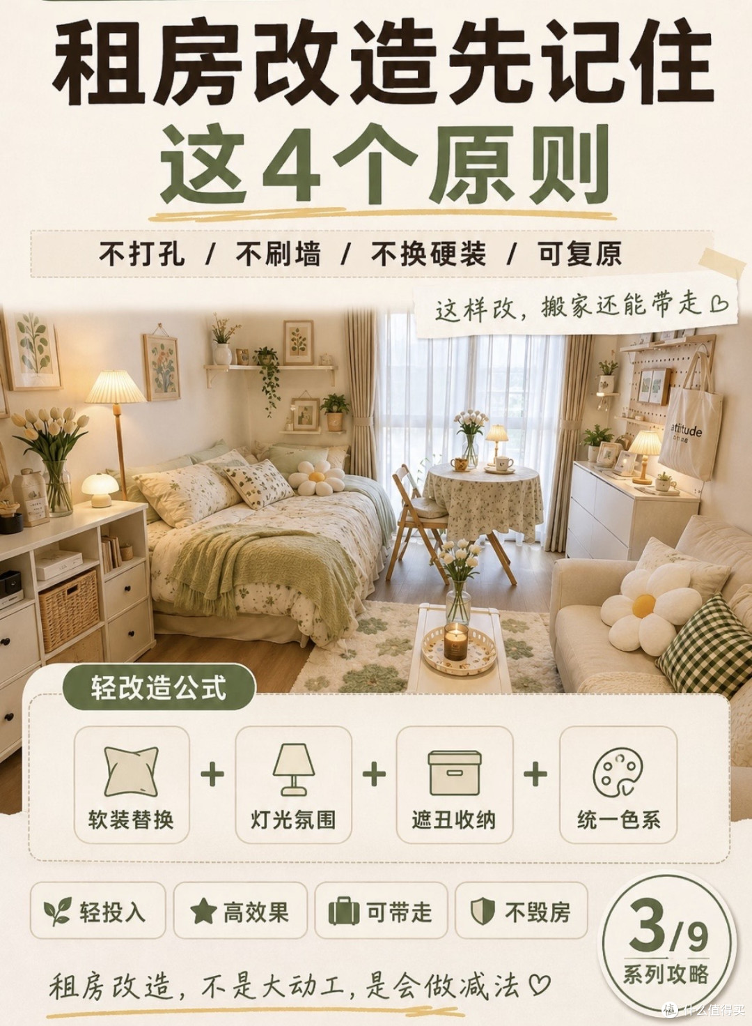 不砸墙不重装,卧室松弛感靠软装就够了