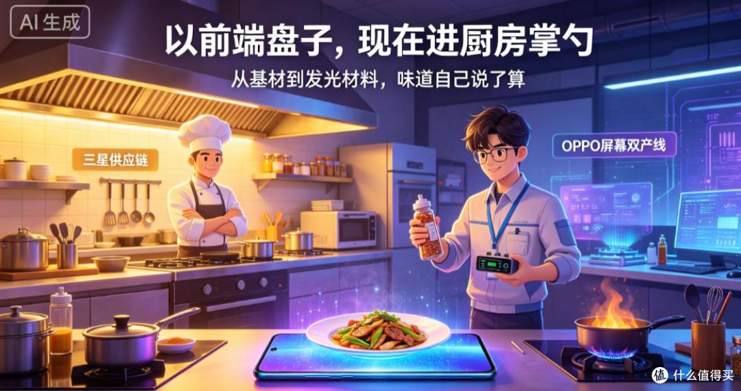 国货最强荣光!三星屏幕称霸多年,OPPO搞双产线硬刚