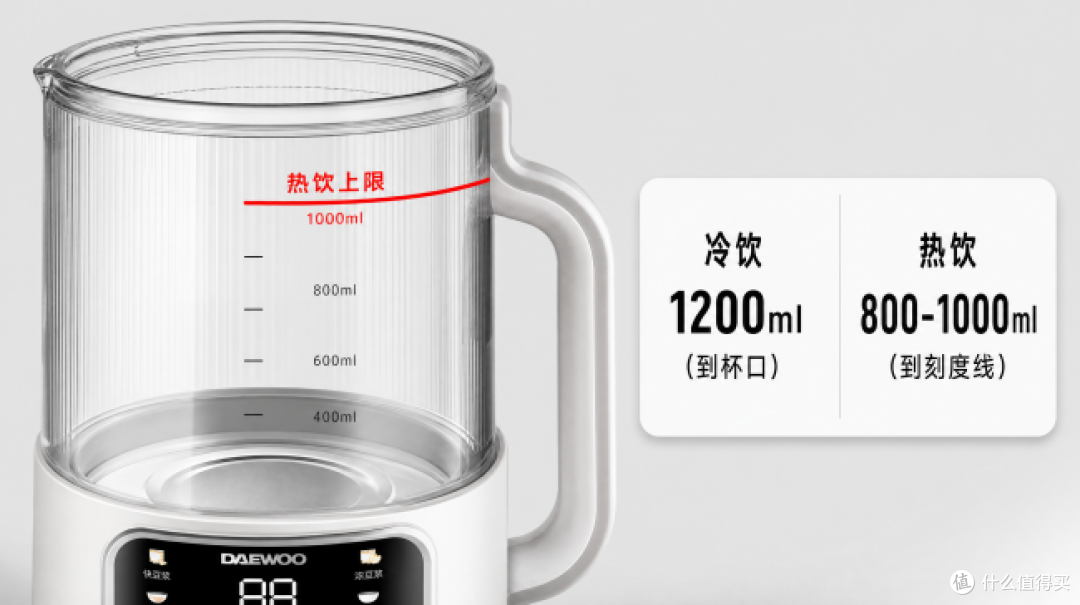 破壁机1.2L一家四口够喝吗？先泼盆冷水：刚好，但一点富余都没有
