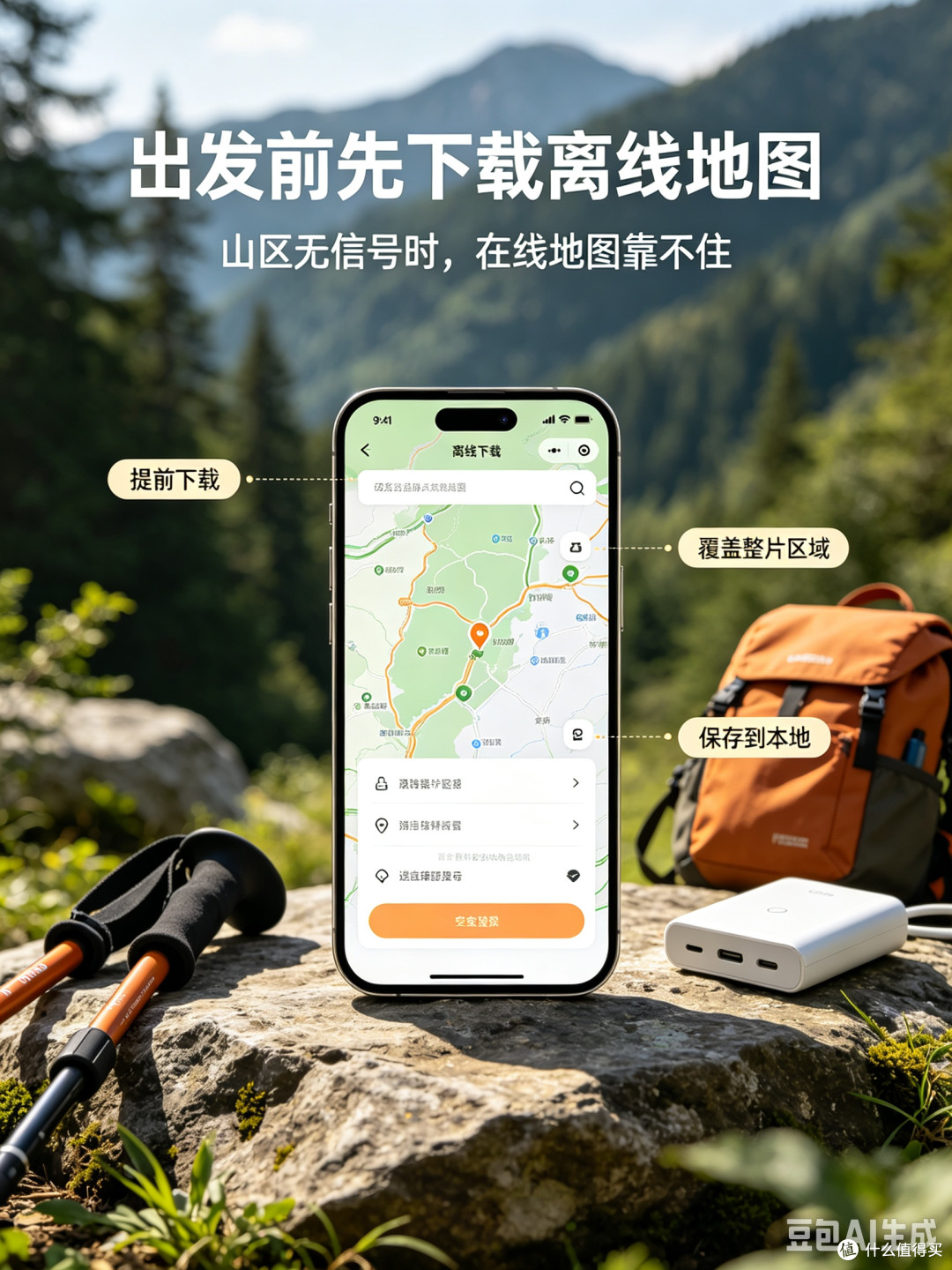 徒步导航避坑指南:离线地图、轨迹软件使用干货
