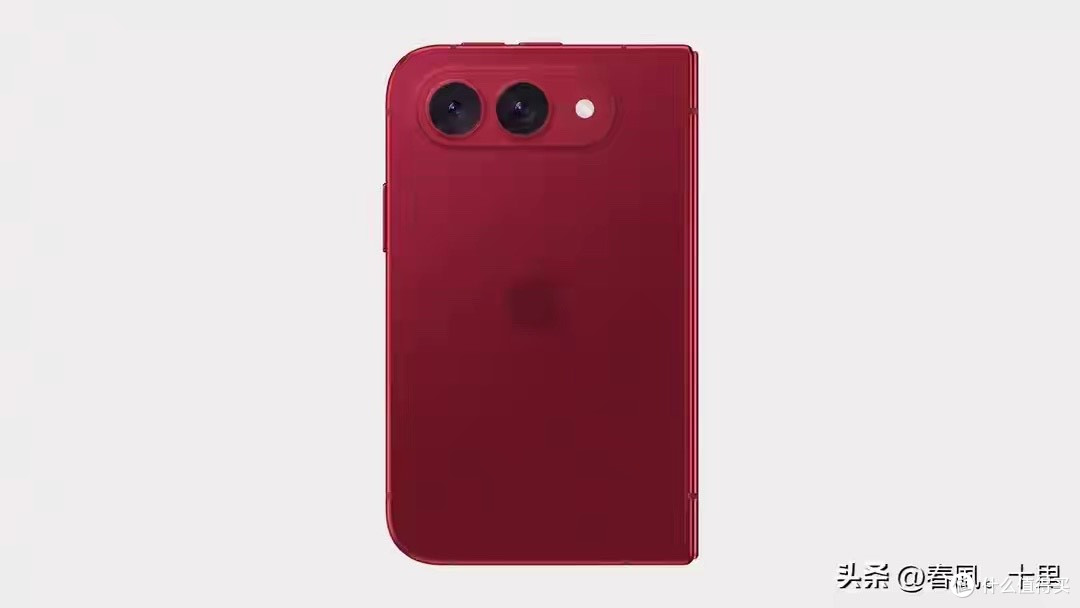 渲染图再曝！折叠屏iPhone Ultra红色版时隔4年回归