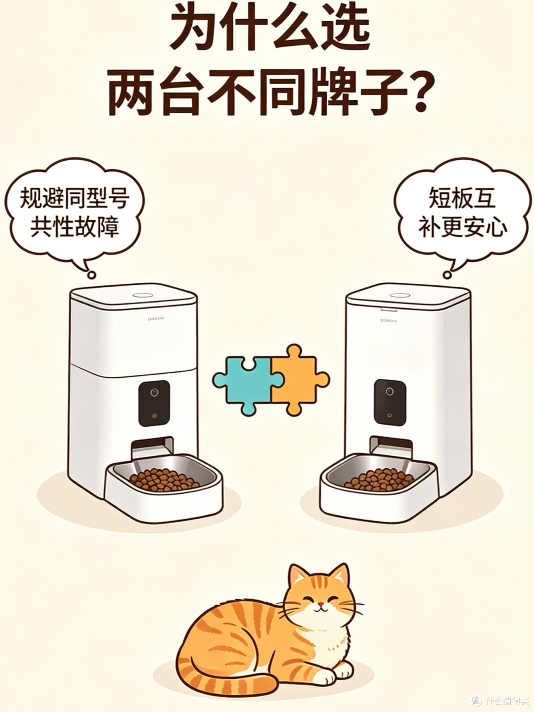 出差 3-7 天怕断粮?我用两台不同品牌的喂食器做双保险