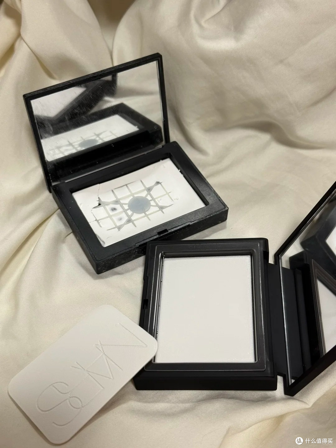 七夕收到 NARS 大白饼|干皮的我,用一次卡一次粉