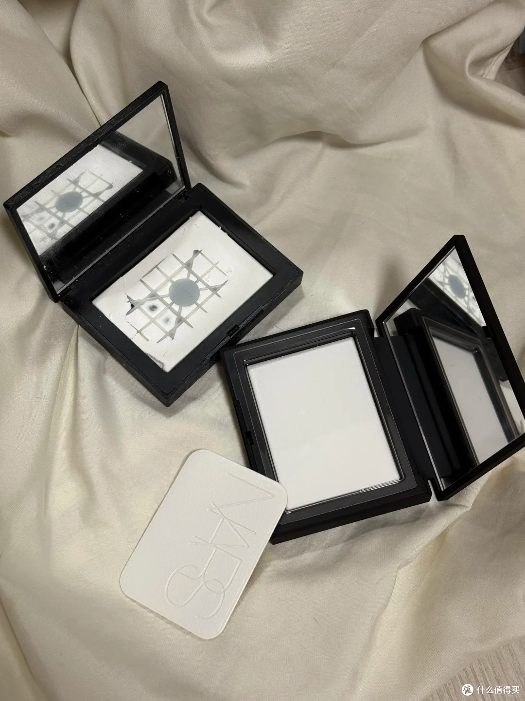 七夕收到 NARS 大白饼|干皮的我,用一次卡一次粉
