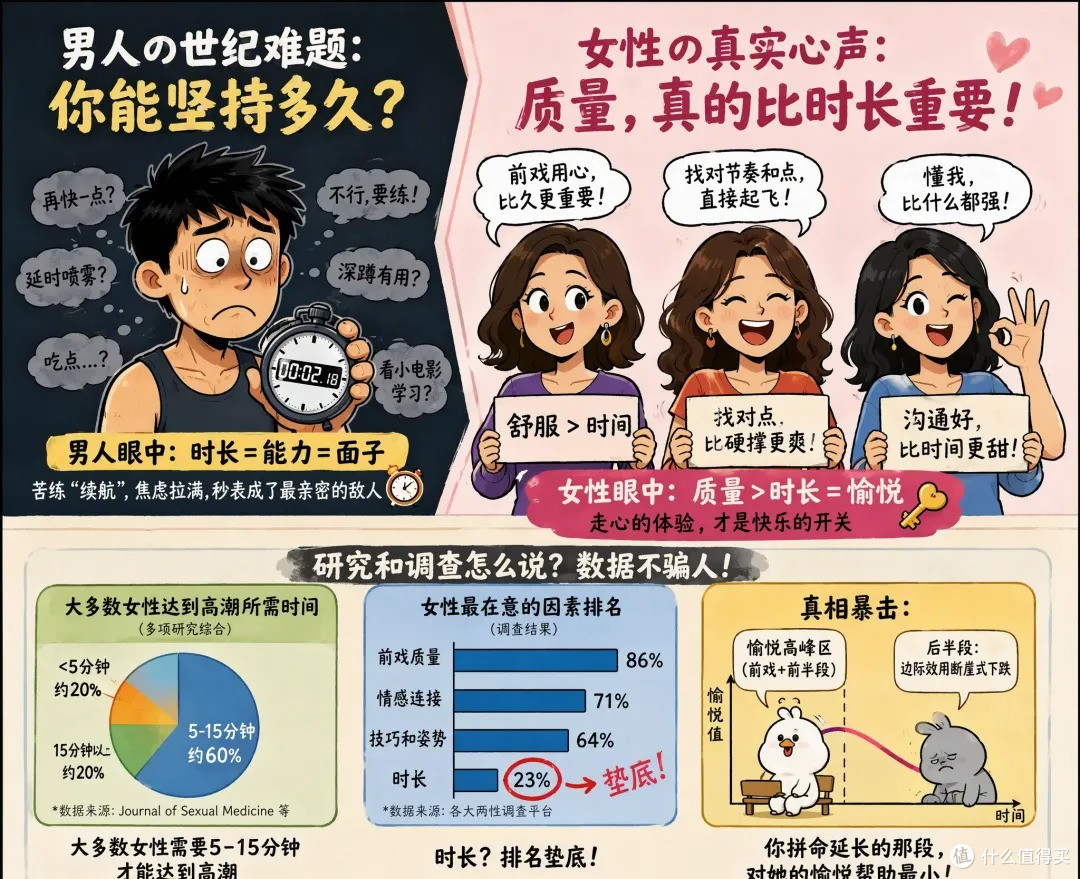 女生视角下:性生活里,时长和质量到底哪个更重要?