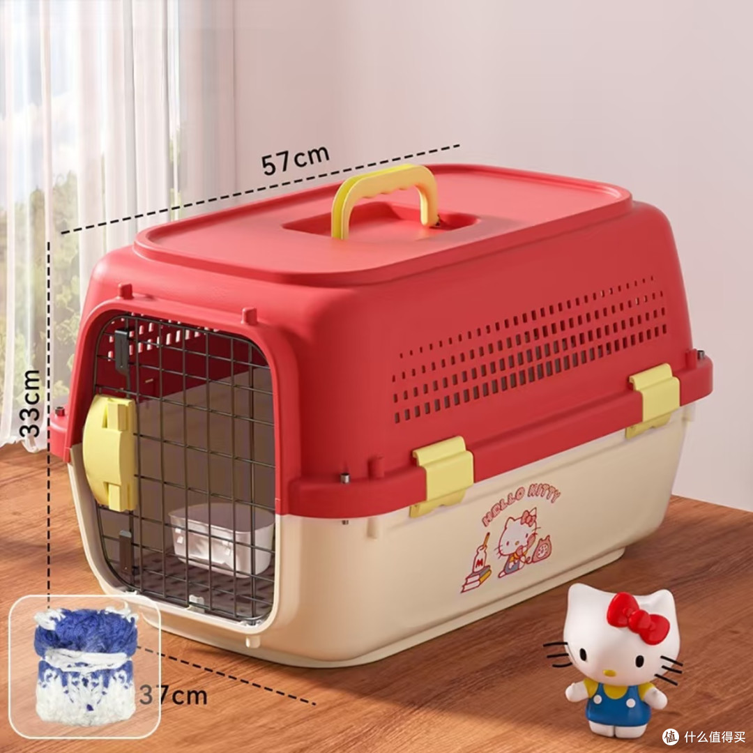 颜值出圈!Hello Kitty联名宠物航空箱解决外出难题