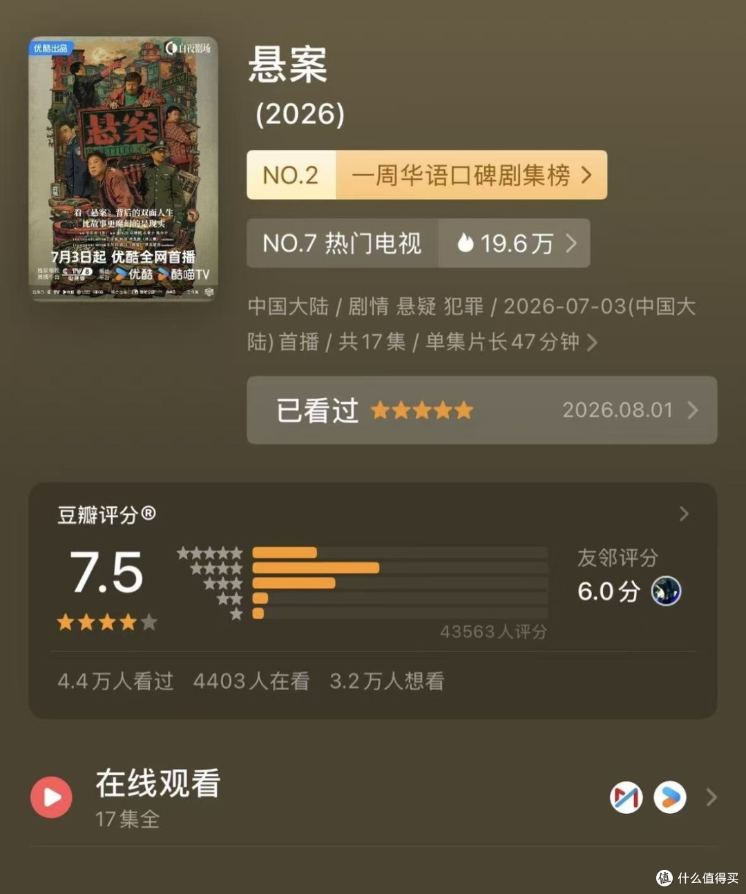 暑期黑马悬疑剧《悬案》,后劲远比爽剧大太多